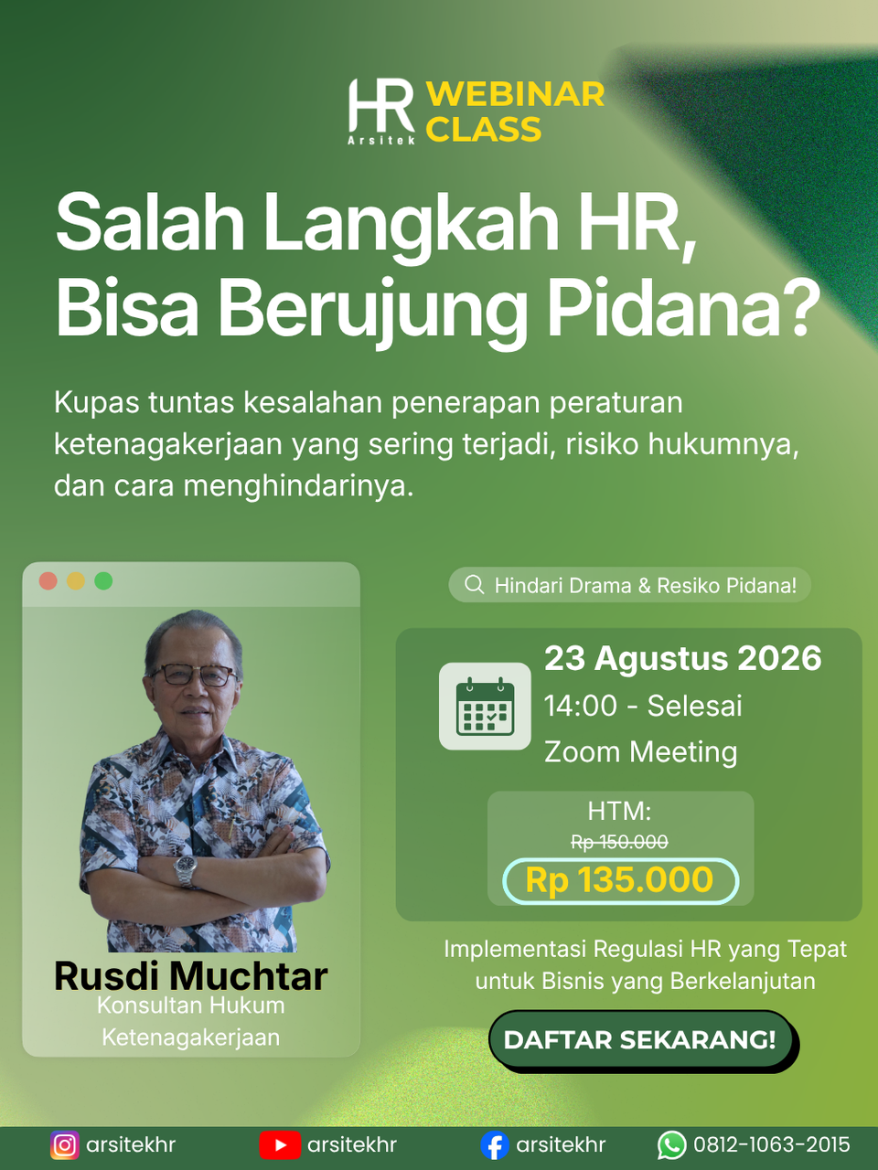 Salah Kelola Karyawan Bisa Berujung Pidana?