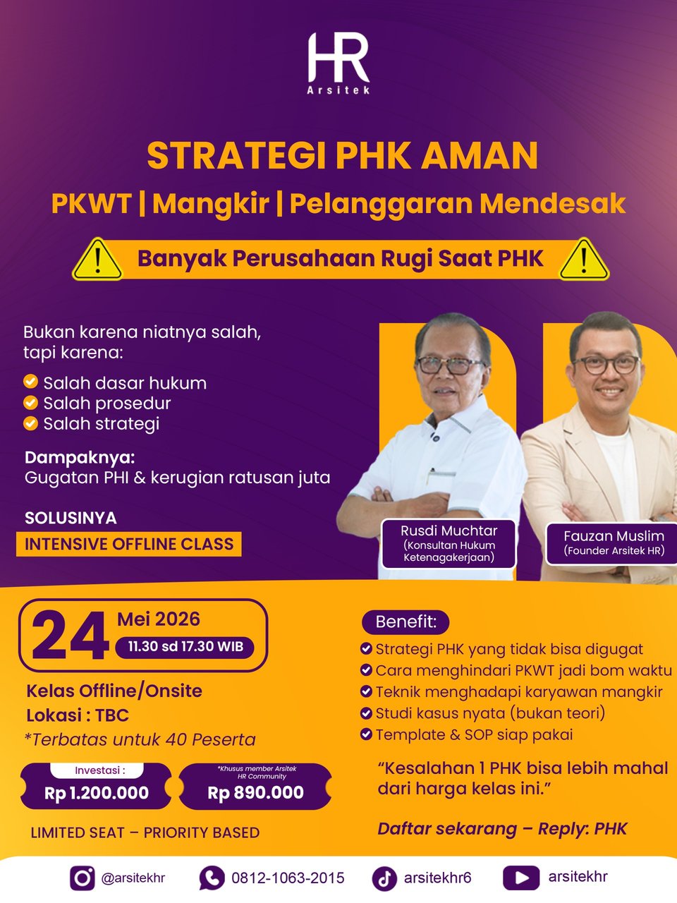 Strategi PHK Aman: PKWT, Mangkir & Pelanggaran Mendesak
