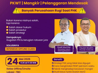 Webinar Arsitek HR Strategi PHK Aman
