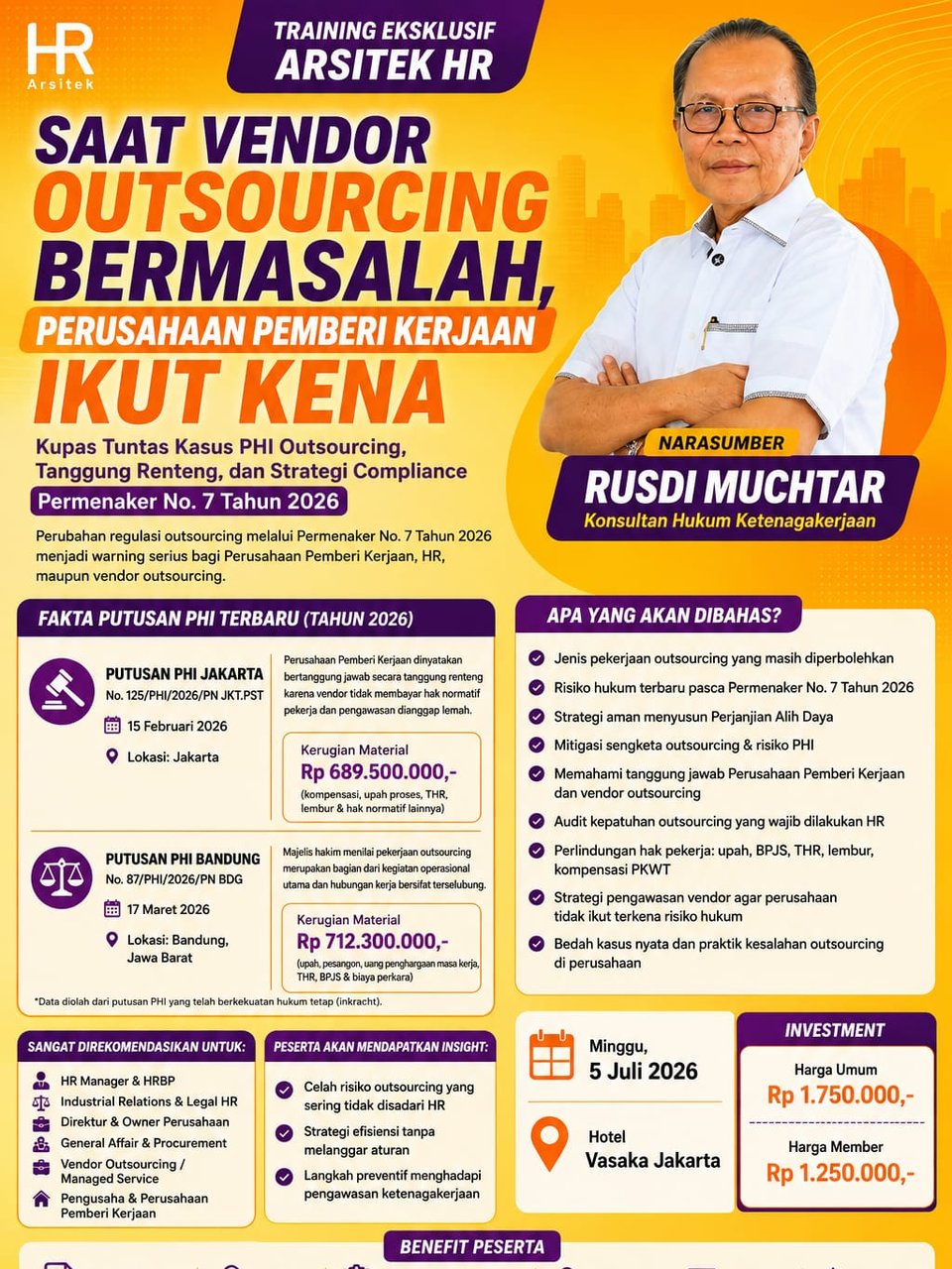 Kupas Tuntas Kasus PHI Outsourcing, Tanggung Renteng Dan Strategi Compliance
