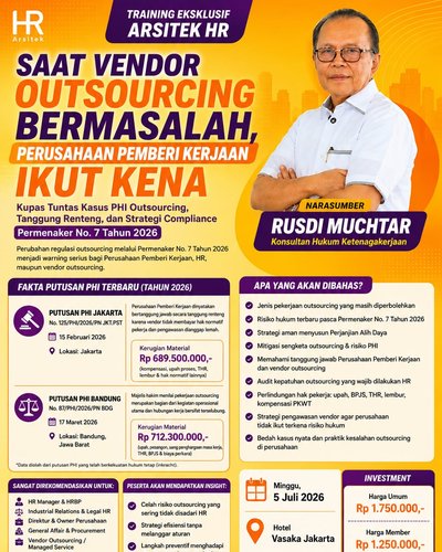 Kupas Tuntas Kasus PHI Outsourcing, Tanggung Renteng Dan Strategi Compliance