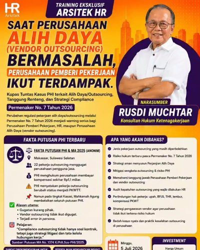 Kupas Tuntas Kasus PHI Outsourcing, Tanggung Renteng Dan Strategi Compliance